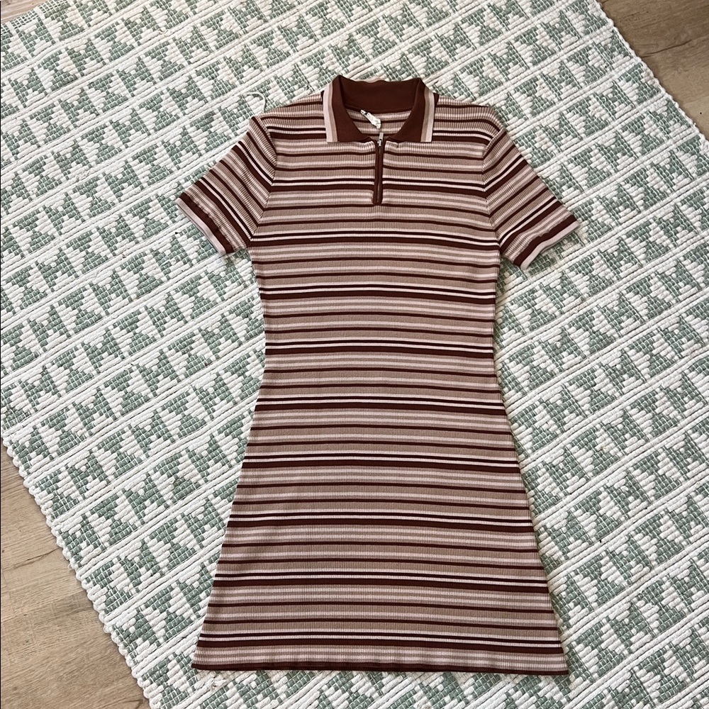 tea & cup Women's Ribbed Knit Mini Dress - Size L